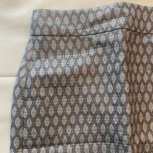 Vintage JCrew Collection , pencil, metallic skirt, size 4, wool +silk